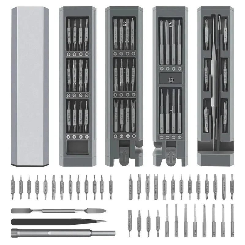 71-in-1 Precision Screwdriver Set – Double Magnetic Torx & Hex Bits, Mini Multifunctional Repair Tool Kit        4o