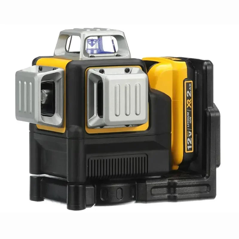 Dewalt DW089LG 12V Laser Level – 3-Sides 360° Vertical & Horizontal Green Line Laser with Lithium Battery for Outdoor Use