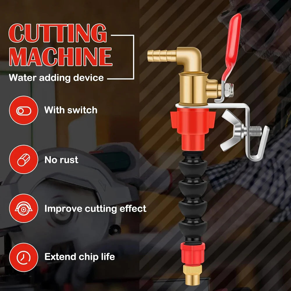 Coolant Misting Nozzle System – Dust-Proof Water Sprayer for Marble, Tile & Brick Cutting Machines