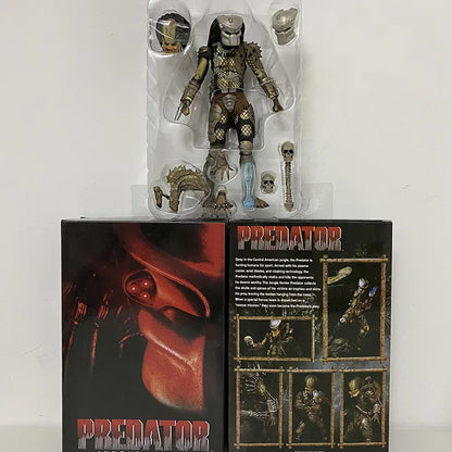 NECA Jungle Hunter Predator Action Figure — Movable Alien Collectible Model Toy for Kids and Fans