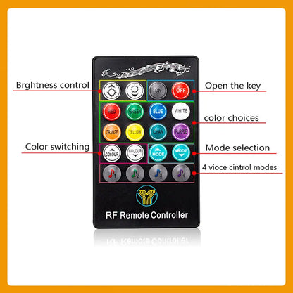 RGB 3D Lens Rock Lights – APP Remote Control LED Underglow for Offroad RZR, SUV, ATV, UTV, Jeep