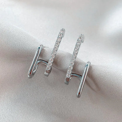 Korean Vintage Pearl & Crystal Earrings for Women — Luxury Zircon Flower, Butterfly & Leaf Stud Jewelry