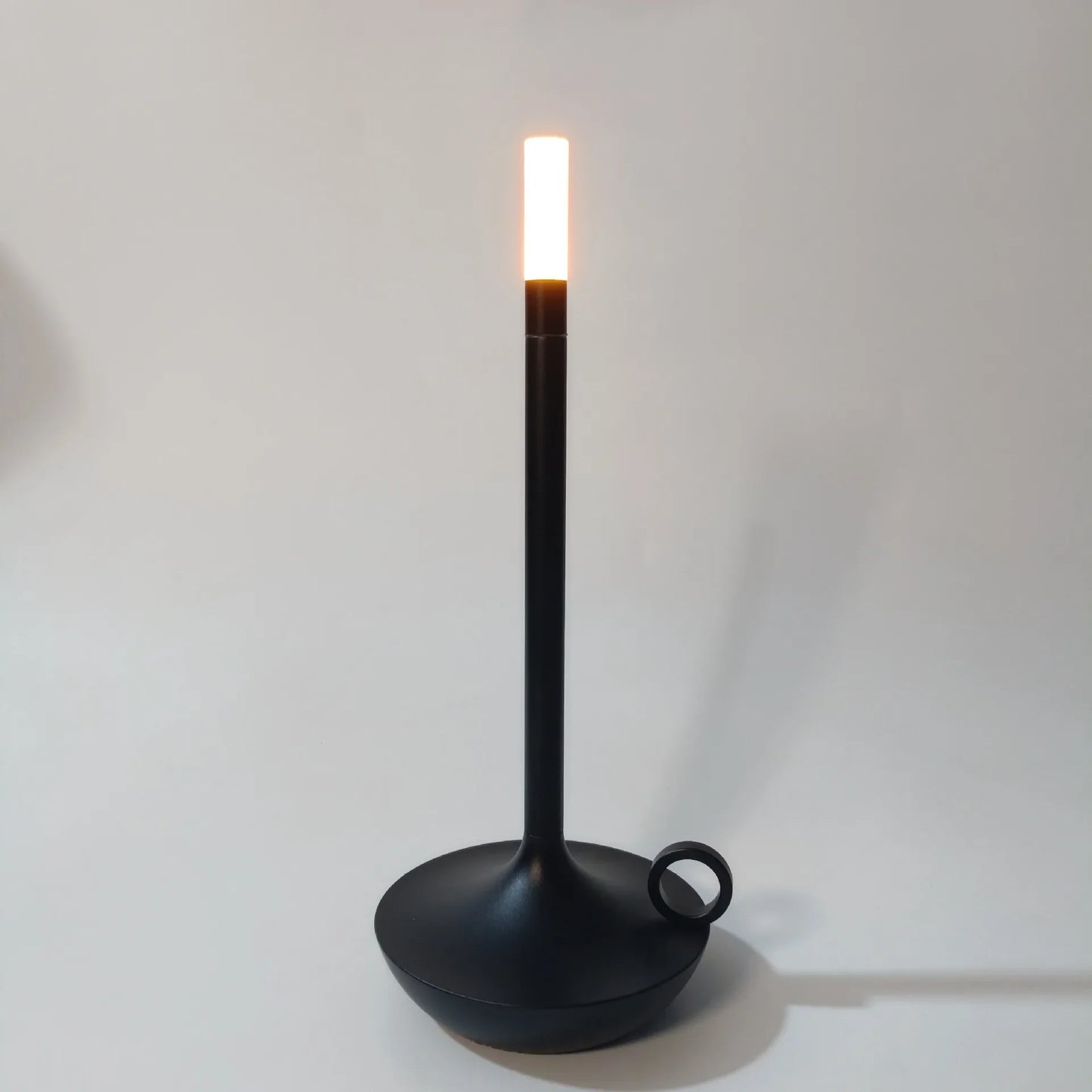 Rechargeable LED Candlelight Table Lamp - Touch Control Night Light for Restaurant, Bar & Desktop Decor
