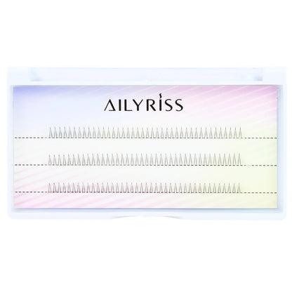 Korean J-Curl V-Shape Black Manga Under Eyelashes — Soft Natural Bottom Lash Clusters (Bunches)