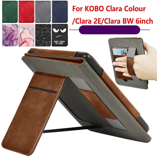 Kobo Clara Colour & Clara 2E 6" Case – Stand Cover with Card Slot Smart Shell for 2024 eReader