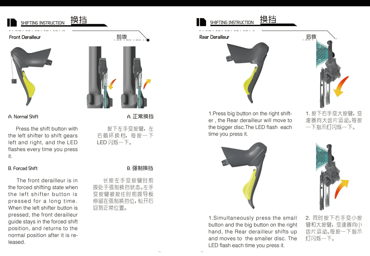 WHEELTOP EDS TX Wireless Electronic Road Bike Groupset — Carbon, Rim & Disc Brake Compatible, Shifters with Front & Rear Derailleur