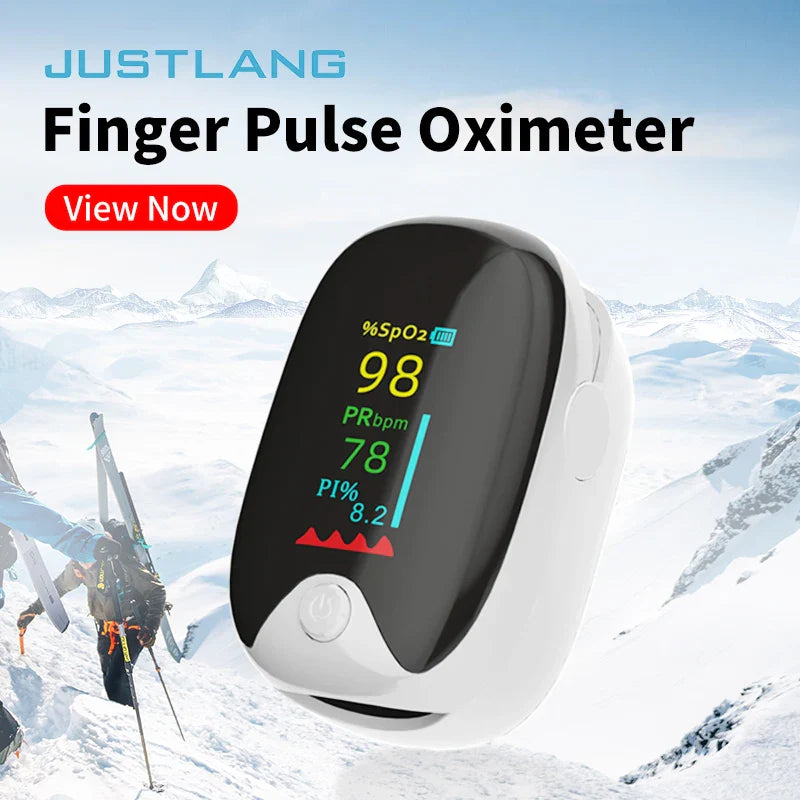Medical Finger Pulse Oximeter – Oxygen Saturation, Heart Rate Monitor for Adults and Children, Pediatric Health Care Tool