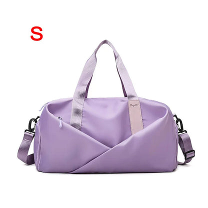 Women's Sports Gym Bag - Travel Dry Wet Tote, Multifunctional Weekend Duffle for Fitness, Yoga & Swimming