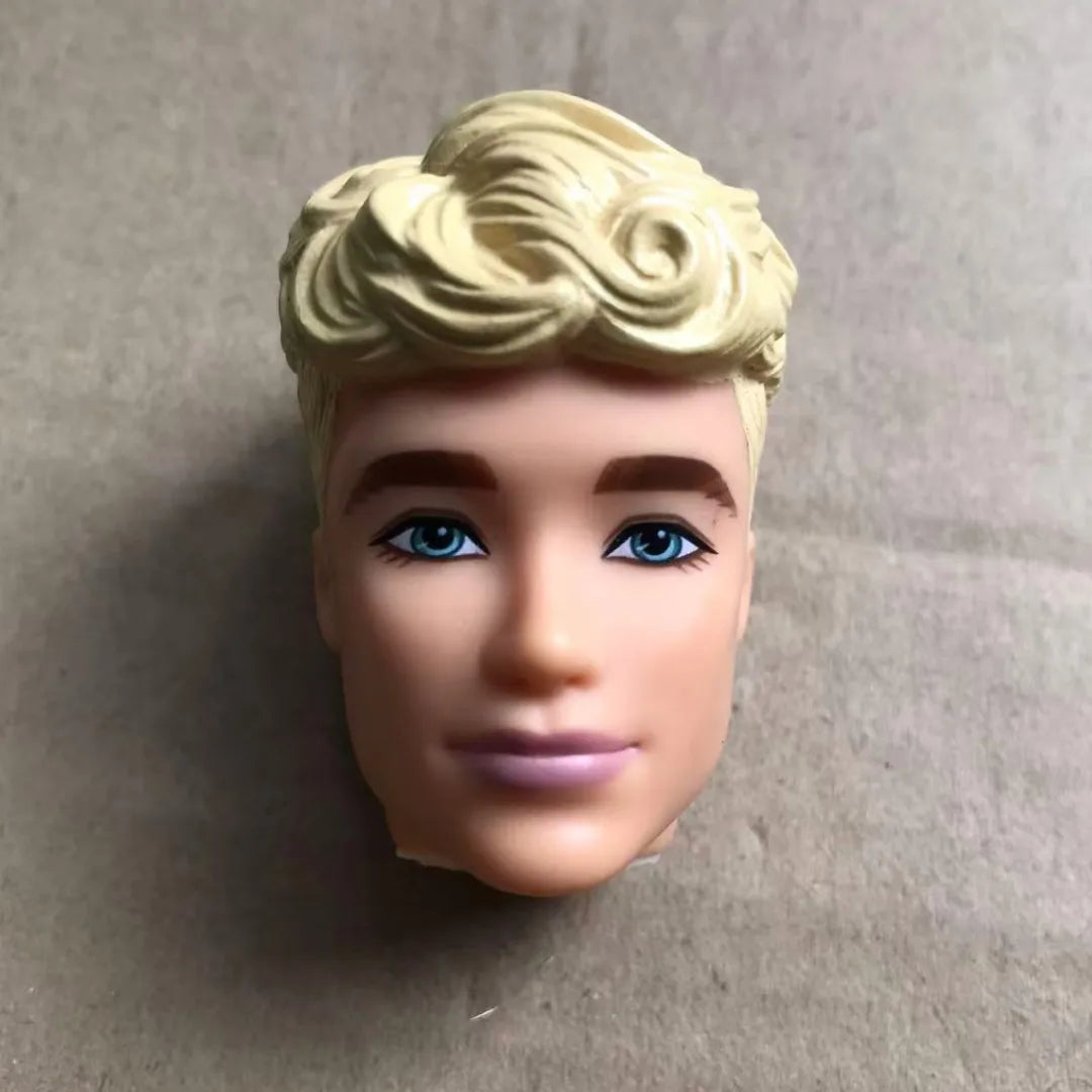 1/6 Male Doll Heads – DIY Ken Doll Parts for Beige Skin Dolls Accessories