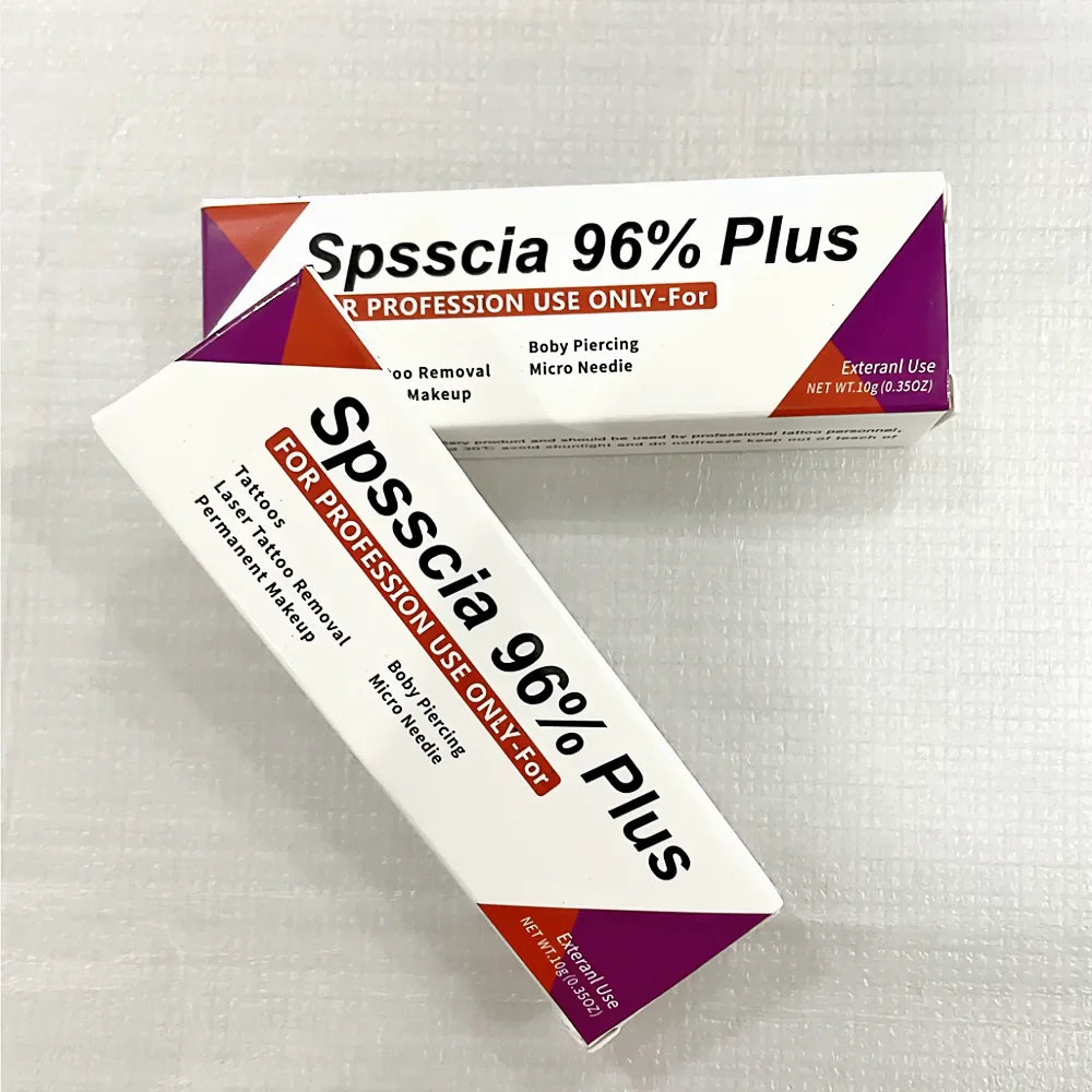 SPSSCIA Original 96% Tattoo Cream – 10g Pre-Treatment for Permanent Makeup, Microblading, Eyebrows & Lips