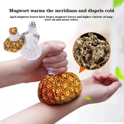 Herbal Hot Compress Massage Ball – Large Health Therapy for Cervical, Waist & Body Pain Relief