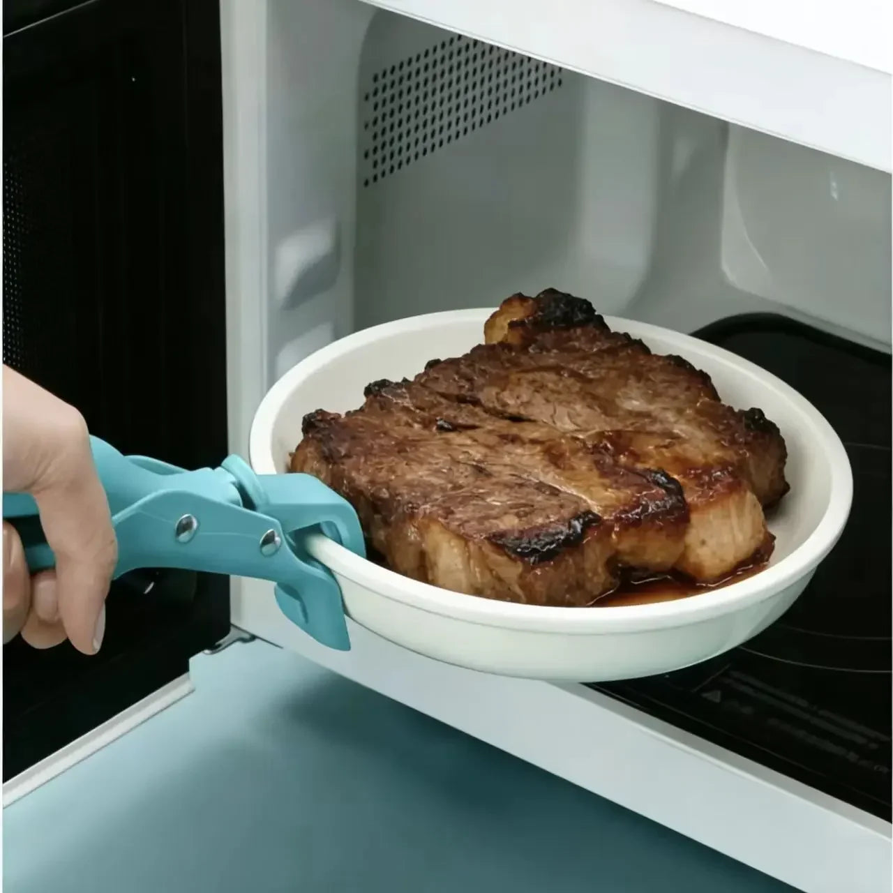 Silicone Anti-Scald Bowl Holder Clip – Multi-Purpose Kitchen Heat-Resistant Pot Grip Tool for Safe Handling, Model YM132