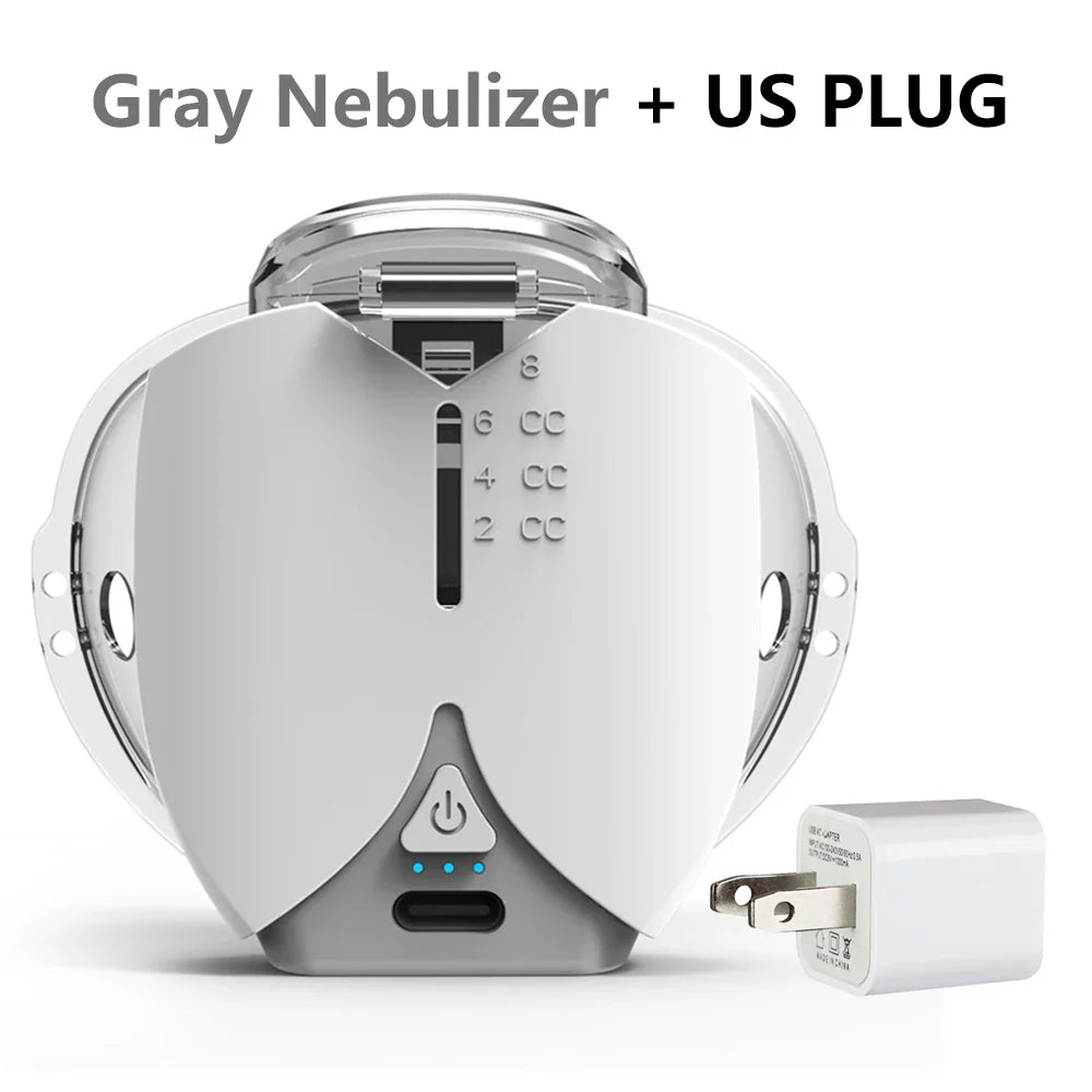 Mini Portable Silent Handheld Nebulizer – Ultrasonic Medical-Grade Inhaler for Babies, Kids & Adults with Cough or Asthma