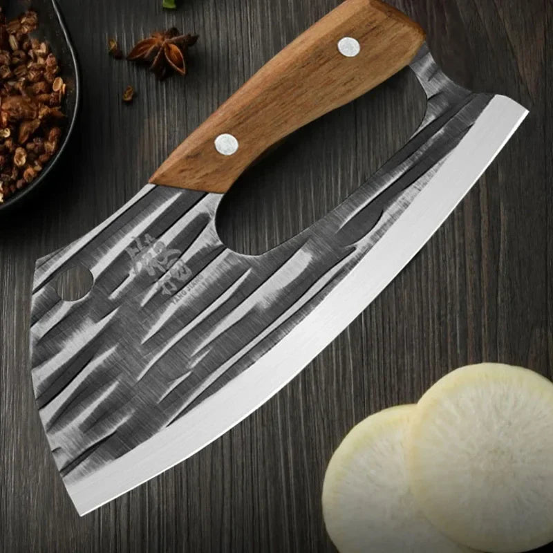 Effort-Saving Kitchen Chef Knife – Handmade Stainless Steel Boning, Vegetable & Chopper Knife for Household Use