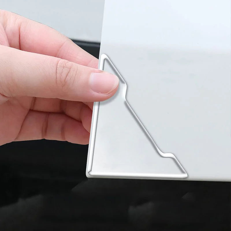4Pcs Transparent Silicone Car Door Corner Anti-collision Covers - Anti-Scratch Stickers for Universal Door Protection Cover