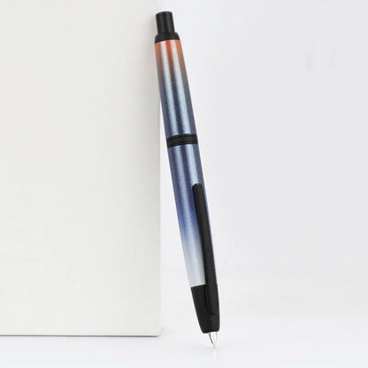 JinHao 10 Matte Black Fountain Pen — F/EF Nib Writing Pen for Office, School & Gifts