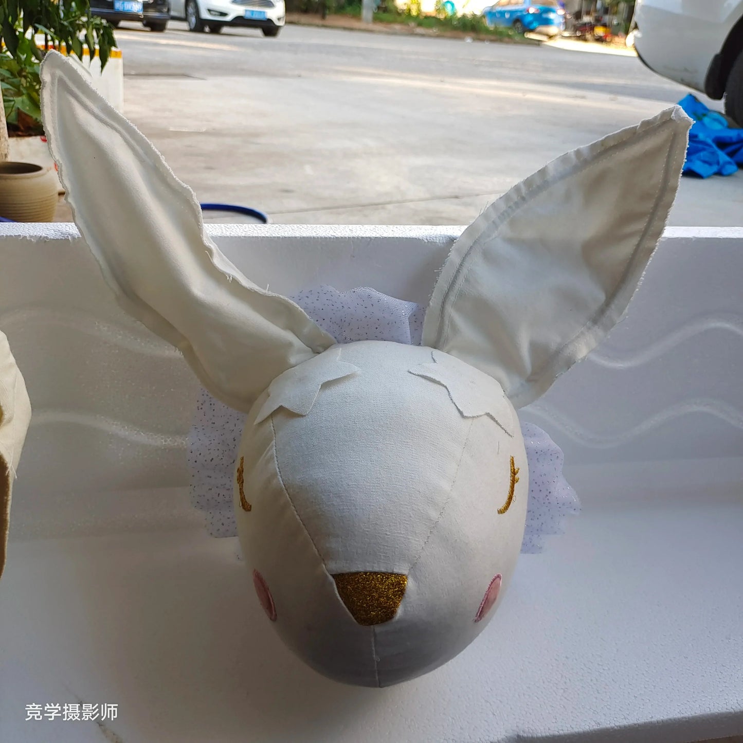 Handmade 3D Felt Animal Heads — Elephant & Swan Wall Hanging Decor for Nursery & Kids’ Bedroom