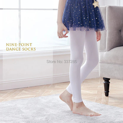 Kids Breathable Ballet Dance Leggings – Boys & Girls Calf-Length Ankle Tights for Dance Practice