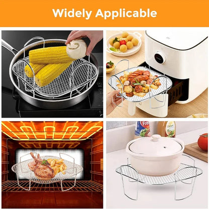 Air Fryer Baking Accessories Set – Wire Oven Grill Rack for 3-5.8QT COSORI, Gowise, Phillips, Ninja, Cozyna