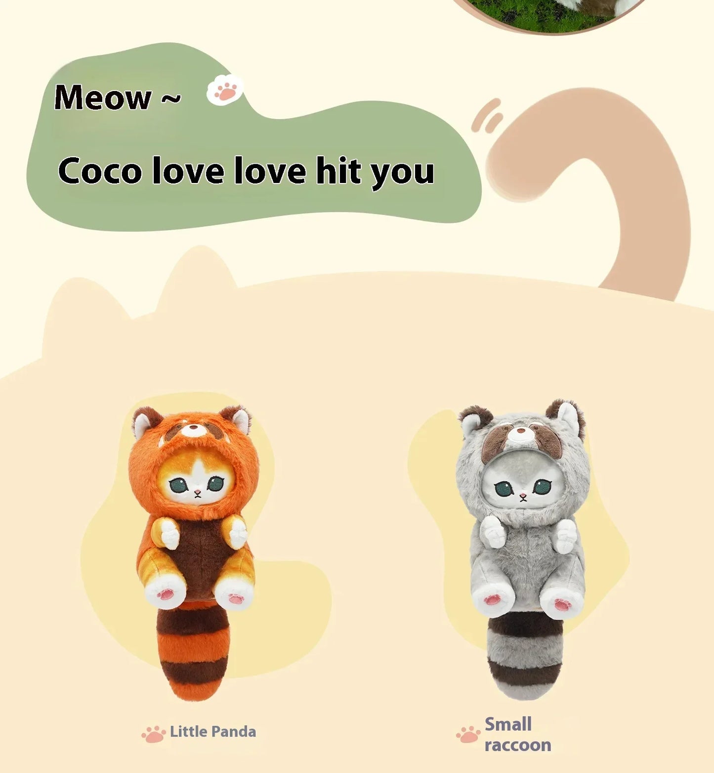 Kawaii Mofusand Shark Cat Keychain — Cartoon Cross-Dressing Doll Pendant for Backpack Decor