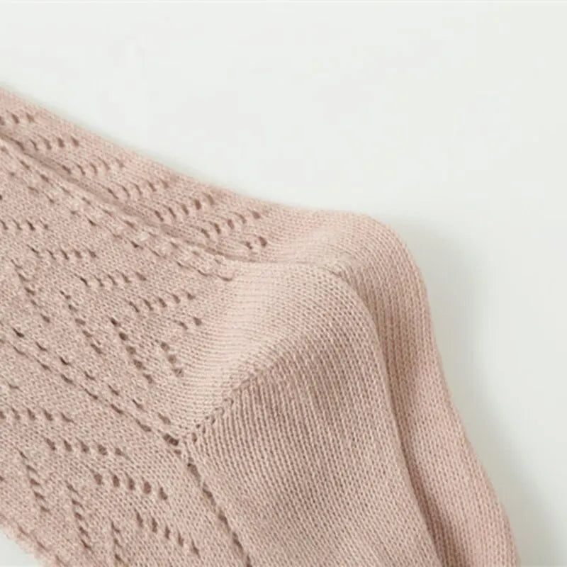 Baby Girls Hollow Out Mesh Tights - Summer Fishnet Stockings, Thin Spain Style Toddler Pantyhose