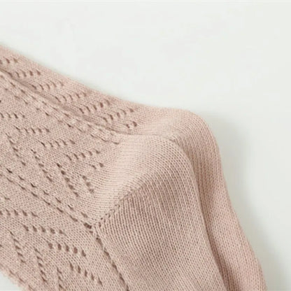 Baby Girls Hollow Out Mesh Tights - Summer Fishnet Stockings, Thin Spain Style Toddler Pantyhose