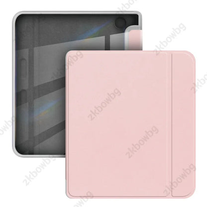 Slim PU Leather Case for KOBO Libra — Shockproof Smart Cover for Libra Colour 2024, Libra 2 2021 7" N428 N418 eBook with Clear Back