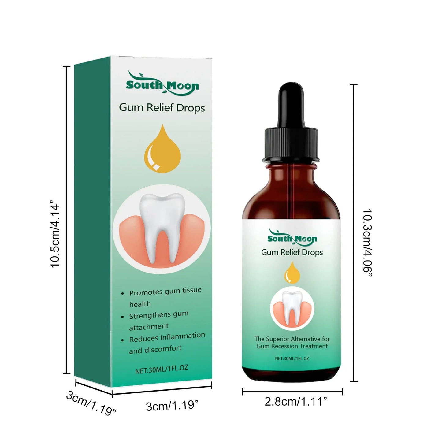Oral Care Gum Repair Drops – Remove Yellow Stains & Support Periodontal Health