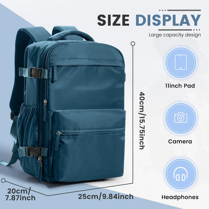 Ryanair Cabin Bag 40x20x25 — Men’s Air Vacuum Compression Laptop Backpack with 42x29x15 Vacuum Clothing Storage Bag