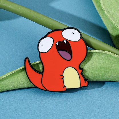 Kawaii Anime Enamel Pins — Cute Psyduck, Pikachu & Charmander Brooches for Kids, Hats & Accessories Gifts