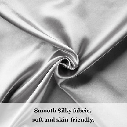 JuwenSilk Mulberry Silk Pillowcase – Silky Satin Natural Silk Pillowcase for Standard & Queen Size Beds
