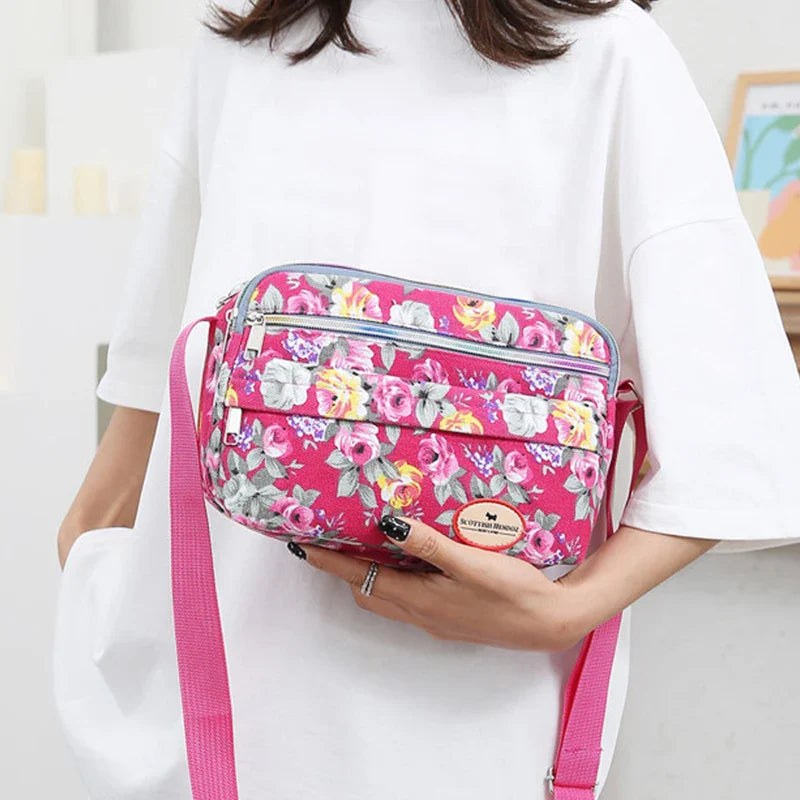 Women’s Canvas Tote Bag – Large Capacity Handbag, Messenger & Shoulder Bag for Commuting and Travel