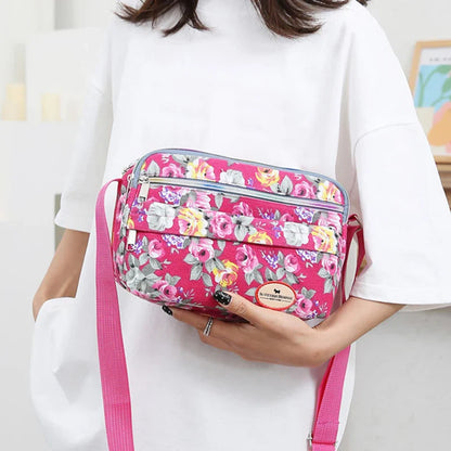 Women’s Canvas Tote Bag – Large Capacity Handbag, Messenger & Shoulder Bag for Commuting and Travel
