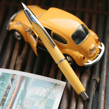 MAJOHN A2 Press Fountain Pen - Retractable EF Nib 0.4mm Resin Ink Pen with Converter, Lighter than A1, Perfect for Writing and Christmas Gift