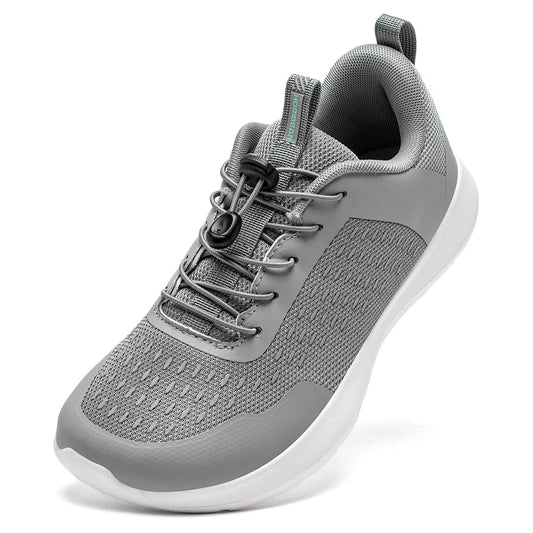 HOBIBEAR Wide Toe Running Shoes — Men & Women Non-Slip Elastic Band Sneakers, Comfortable Walking Footwear
