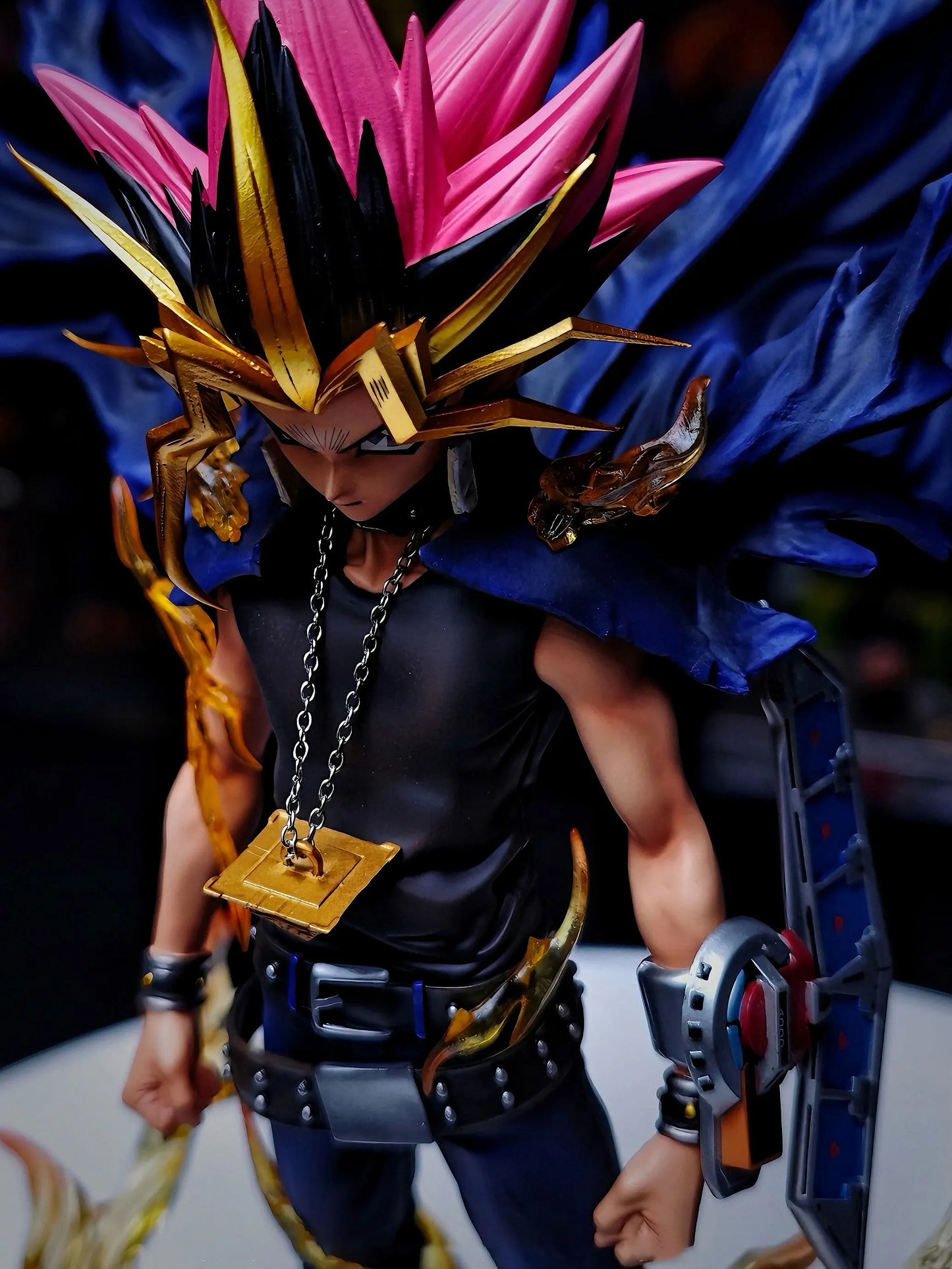 Yugi Muto Dark Game Action Figure - 28cm Duel Monsters PVC Statue, Collectible Ornament & Kids Toy Gift