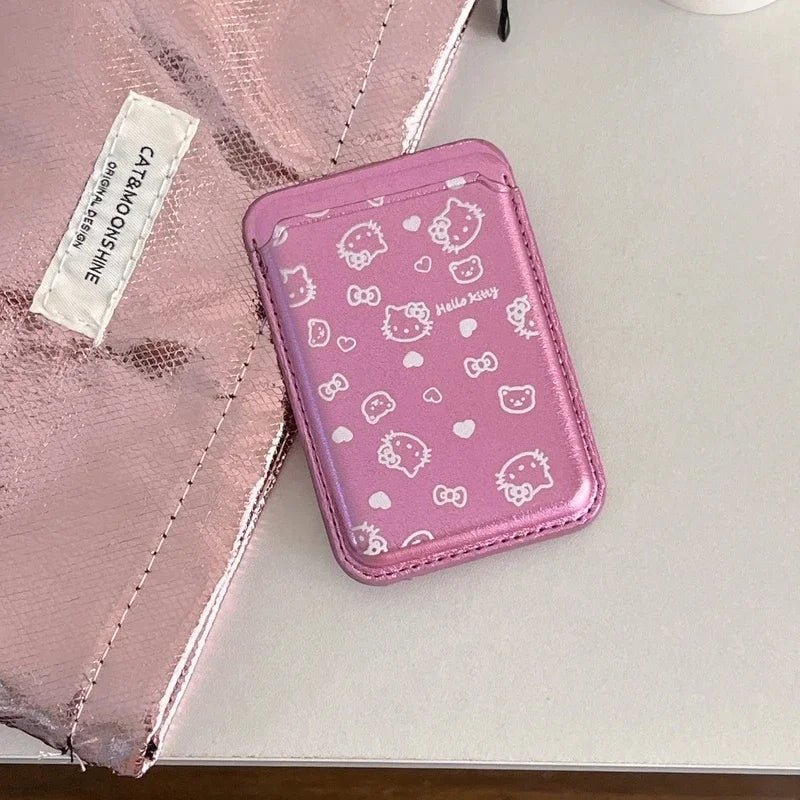 Hello Kitty MagSafe Wallet Case for iPhone 12–16 Pro Max – Cute Sanrio Magnetic Holder with Wireless Charging & Hard Cover