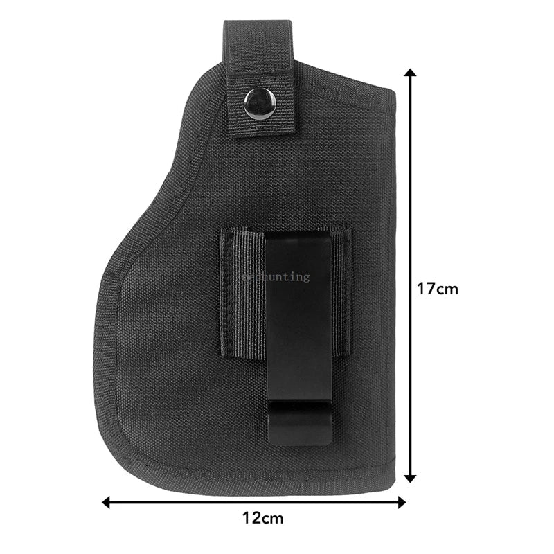 Tactical Concealed Carry Gun Holster – Universal Pistol Holster for Glock 17/19, Beretta M9, SIG with Laser Light Cover