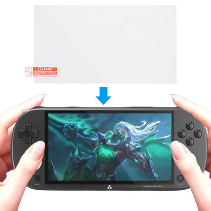 Hard EVA Carrying Case with Tempered Glass Film – Waterproof Protective Case for Trimui Smart Pro Handheld Game Console