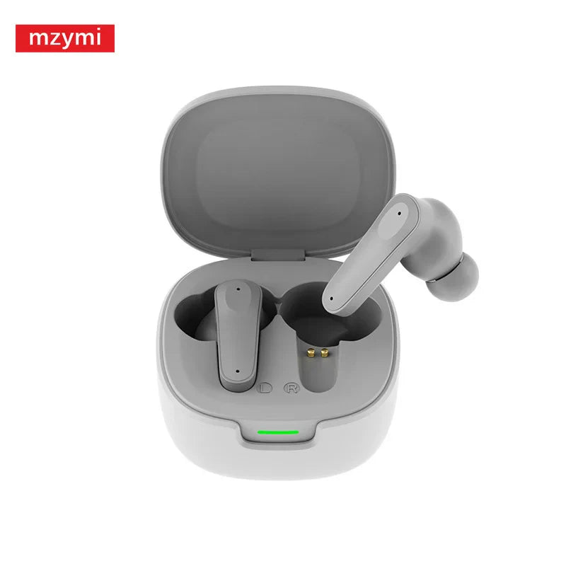 mzymi A98 TWS True Wireless Earbuds | ENC Noise-Reducing Waterproof Sport Headphones