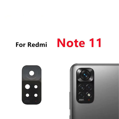 Rear Back Camera Glass Lens Replacement for Xiaomi Redmi Note Series with Repair Tools Kit