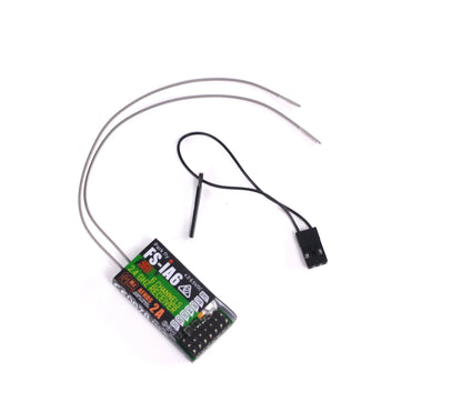 FlySky FS-IA10B/IA6B/X6B/FS-A8S Receiver – Compatible with i6, i10, CT6B, T6, TH9X Remote Control Transmitters