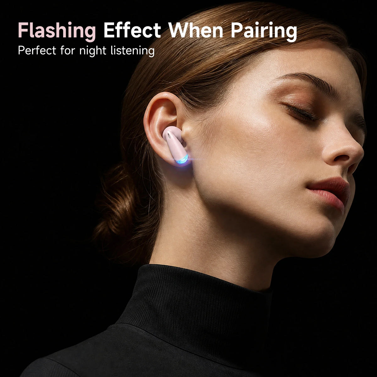 MINISO Bluetooth 6.0 Earbuds - Ergonomic HiFi Stereo Gaming Earphones with Microphone