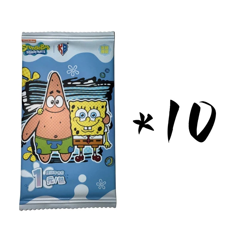 Hot Collection SpongeBob SquarePants Card Set — Classic Anime Characters Patrick Star & Tentacles, Original Box Children’s Gift
