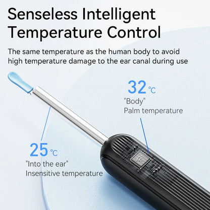 Visual Ear Wax Cleaner with Camera – Safe Earwax Removal Endoscope, 5M Luminous Otoscope & Ear Cleaning Tools for Ear Care
