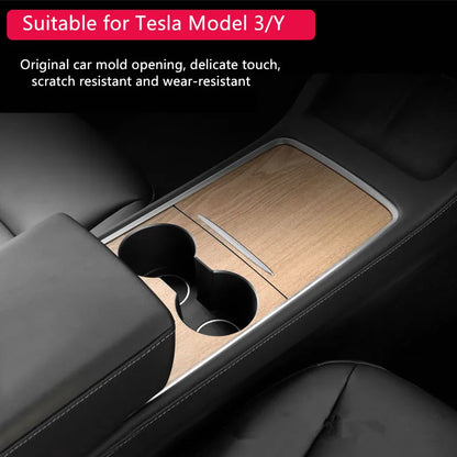 Car Protective Film Sticker for Tesla Model 3/Y – Anti-Scratch Central Control Panel Sticker Interior Auto Styling Decor