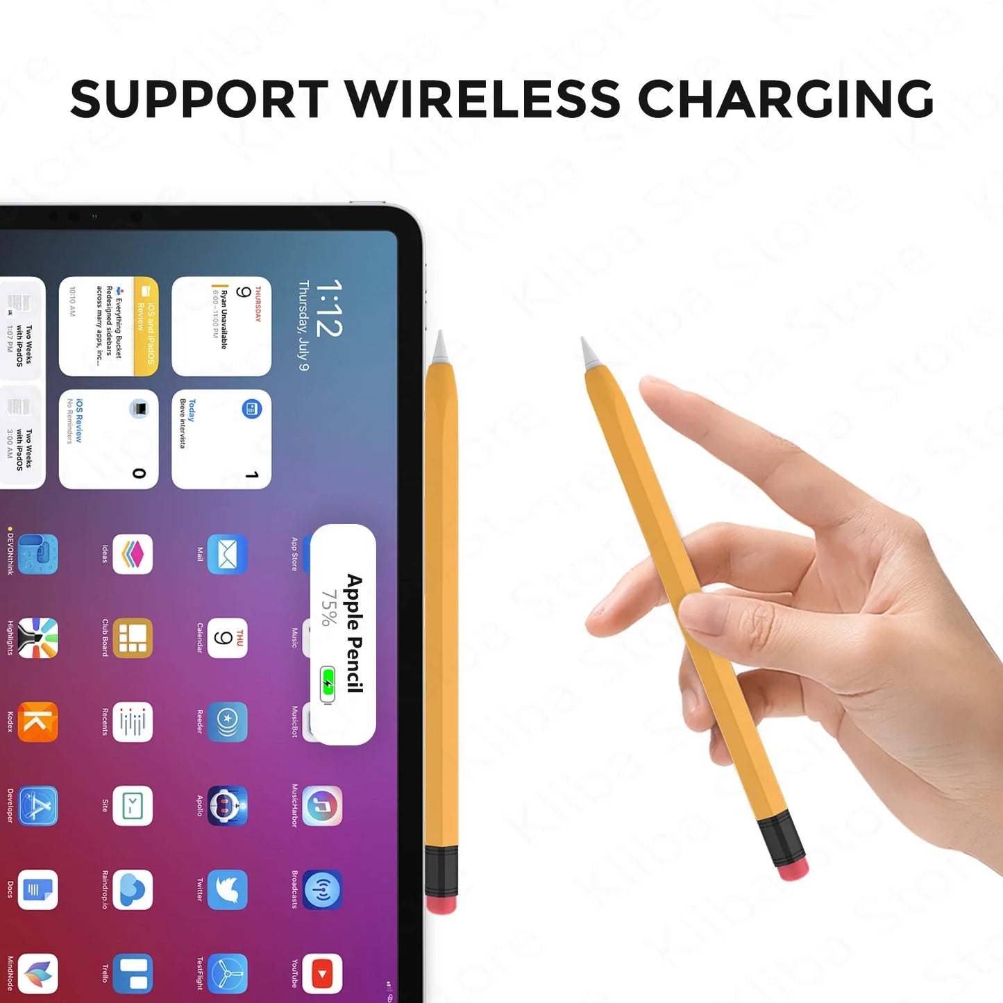 Apple Pencil 1 and 2 Case - Protective Sleeve Cover for iPad Tablet Touch Pen Stylus