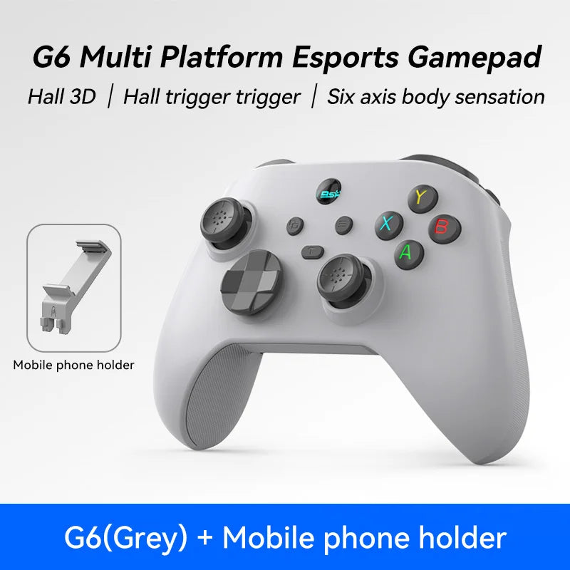 G6 Mobile Game Controller for Switch, iOS, Android & PC with Hall Effect Joystick – Cloud & Streaming GamePad