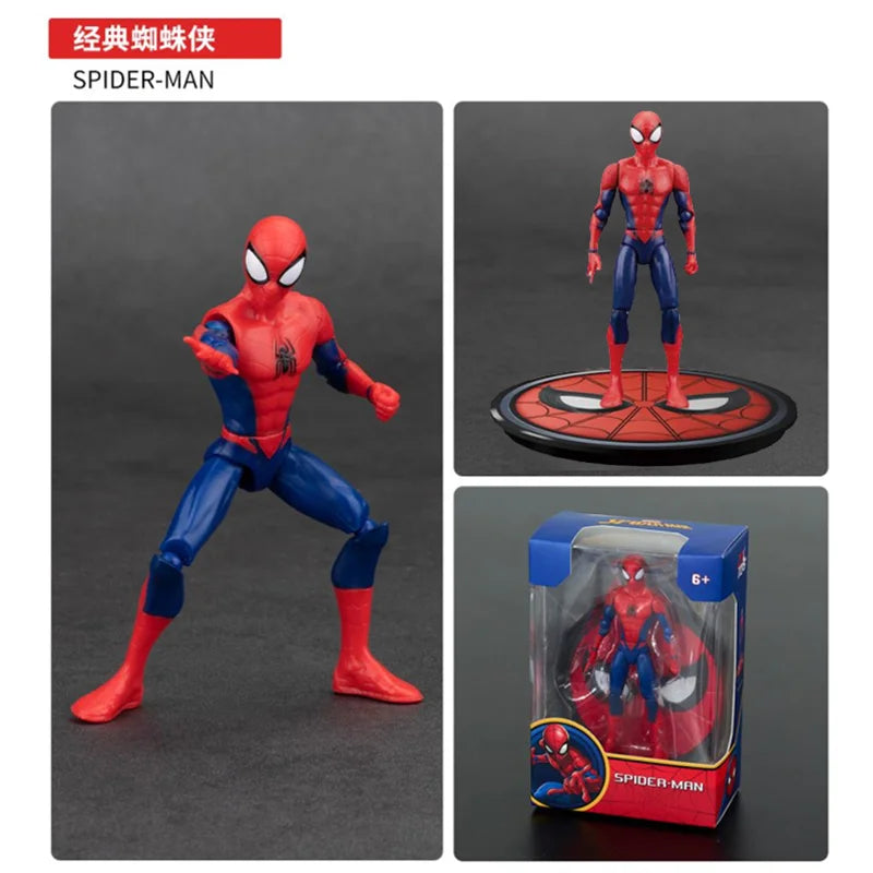 ZD Toys Avengers Legends Action Figures – Iron Man, Spider-Man, Thor, Captain America, Thanos, Hulk, War Machine Gift Set