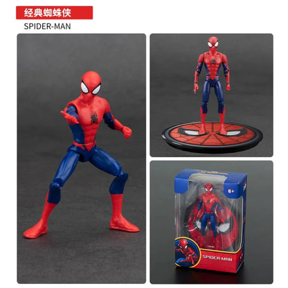 ZD Toys Avengers Legends Action Figures – Iron Man, Spider-Man, Thor, Captain America, Thanos, Hulk, War Machine Gift Set